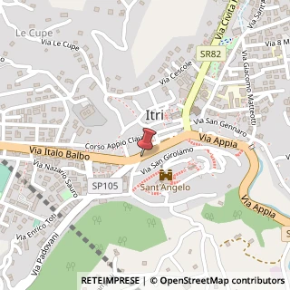 Mappa Via San Maria della Misericordia, 1, 04020 Itri, Latina (Lazio)