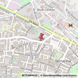 Mappa Via Gregorio Antonelli, 56, 04019 Terracina, Latina (Lazio)