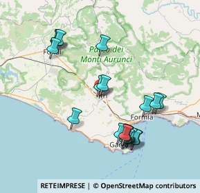 Mappa Via Giuseppe Garibaldi, 04020 Itri LT, Italia (8.441)