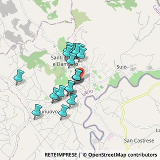 Mappa Via Tore Castelluccio, 04021 Castelforte LT, Italia (1.538)
