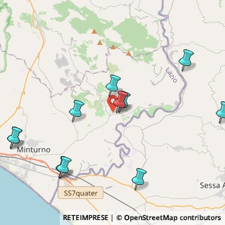 Mappa Via Tore Castelluccio, 04021 Castelforte LT, Italia (5.37182)