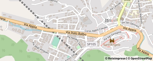 Mappa Itri