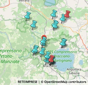 Mappa Strada della Fontanella, 01010 Oriolo Romano VT, Italia (7.2455)