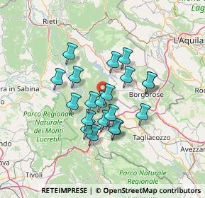 Mappa Via Piana, 02020 Nespolo RI, Italia (11.3085)