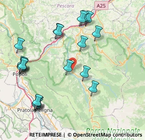 Mappa Zona Artigianale San Tommaso, 65023 Caramanico Terme PE, Italia (9.7145)