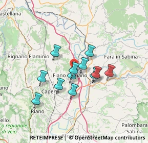 Mappa E45, 00065 Fiano Romano RM, Italia (5.47167)