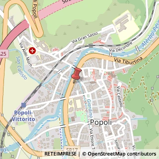 Mappa Strada Statale 5, 65026 Popoli PE, Italia, 65026 Popoli, Pescara (Abruzzo)