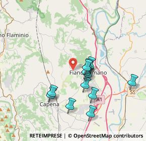 Mappa Via Civitellese, 00065 Fiano Romano RM, Italia (3.46417)