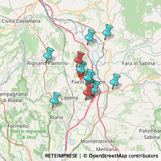 Mappa Via Civitellese, 00065 Fiano Romano RM, Italia (5.42333)