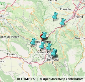 Mappa Via Capponi, 65026 Popoli PE, Italia (10.45833)