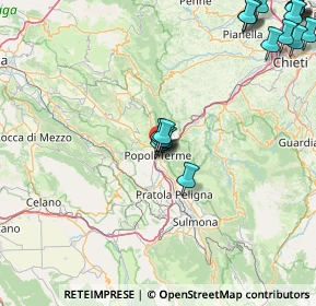 Mappa Piazza della Libertà, 65026 Popoli PE, Italia (25.0335)