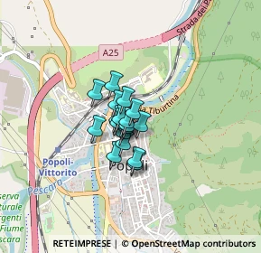 Mappa Piazza della Libertà, 65026 Popoli PE, Italia (0.1985)