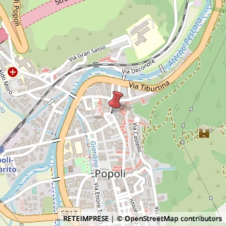 Mappa Piazza della liberta' 24, 65026 Popoli, Pescara (Abruzzo)