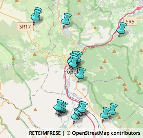 Mappa Via Capponi, 65026 Popoli PE, Italia (4.429)