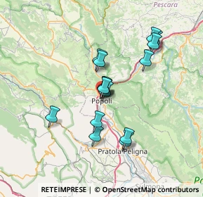 Mappa Via Capponi, 65026 Popoli PE, Italia (6.13533)