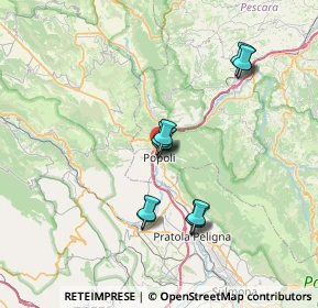 Mappa Via Capponi, 65026 Popoli PE, Italia (6.54)