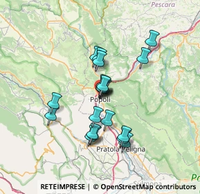 Mappa Via Capponi, 65026 Popoli PE, Italia (5.772)