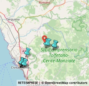 Mappa Via Farnesiana, 00051 Allumiere RM, Italia (9.34615)