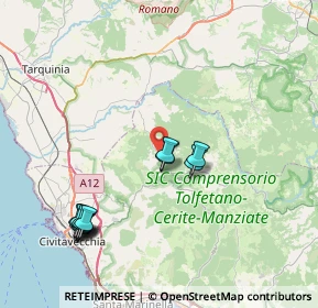 Mappa Via Farnesiana, 00051 Allumiere RM, Italia (9.22333)