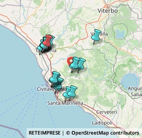 Mappa Via Farnesiana, 00051 Allumiere RM, Italia (12.467)