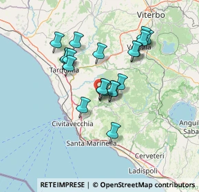 Mappa Via Farnesiana, 00051 Allumiere RM, Italia (11.9945)