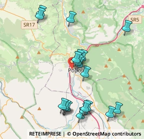 Mappa Via Bruno Buozzi, 65026 Popoli PE, Italia (4.44)