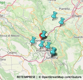 Mappa Via Bruno Buozzi, 65026 Popoli PE, Italia (10.505)