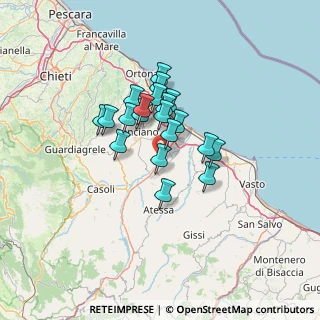 Mappa Località Cerratina, 66034 Lanciano CH, Italia (9.8465)