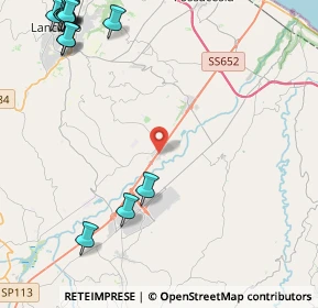 Mappa Località Cerratina, 66034 Lanciano CH, Italia (7.01385)