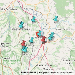 Mappa Via Eugenio Curiel, 00065 Fiano Romano RM, Italia (6.81214)