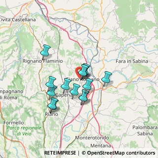 Mappa Via Eugenio Curiel, 00065 Fiano Romano RM, Italia (5.68571)