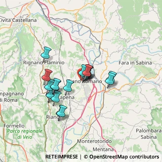 Mappa Via Eugenio Curiel, 00065 Fiano Romano RM, Italia (5.66632)