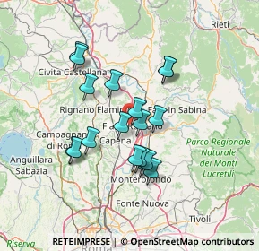 Mappa Via Eugenio Curiel, 00065 Fiano Romano RM, Italia (12.19833)