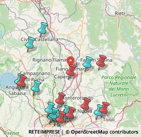 Mappa Via Eugenio Curiel, 00065 Fiano Romano RM, Italia (22.2975)