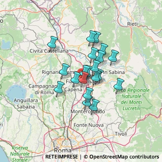Mappa Via Eugenio Curiel, 00065 Fiano Romano RM, Italia (10.128)