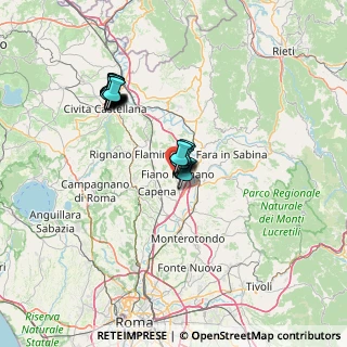 Mappa Via Eugenio Curiel, 00065 Fiano Romano RM, Italia (12.2235)