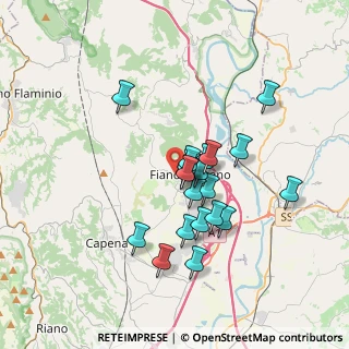 Mappa Via Eugenio Curiel, 00065 Fiano Romano RM, Italia (3.0765)