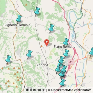 Mappa Località Pacciano, 00065 Fiano Romano RM, Italia (6.32588)