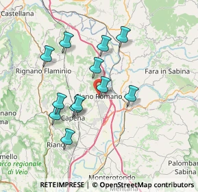 Mappa Piazza G. Matteotti, 00065 Fiano Romano RM, Italia (6.77583)