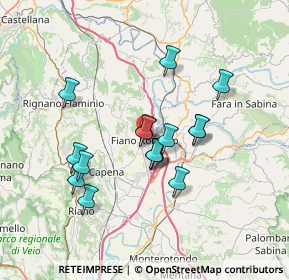 Mappa Via dei Gracchi, 00065 Fiano Romano RM, Italia (6.24313)