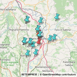 Mappa Via dei Gracchi, 00065 Fiano Romano RM, Italia (6.13056)