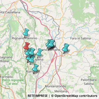 Mappa Piazza G. Matteotti, 00065 Fiano Romano RM, Italia (6.19944)