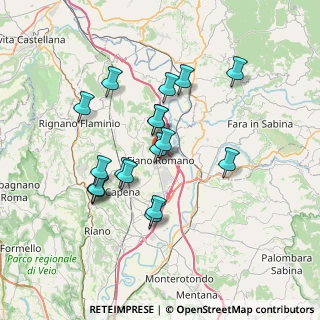 Mappa Via Roma, 00065 Fiano Romano RM, Italia (6.71278)