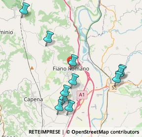 Mappa Piazza G. Matteotti, 00065 Fiano Romano RM, Italia (4.60091)