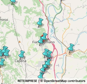 Mappa Via dei Gracchi, 00065 Fiano Romano RM, Italia (6.052)