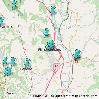 Mappa Via dei Gracchi, 00065 Fiano Romano RM, Italia (5.72133)