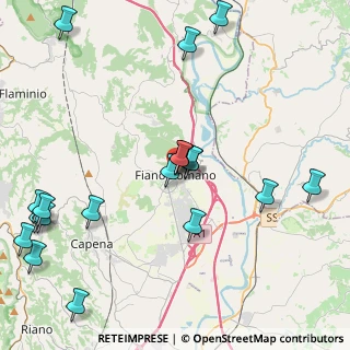 Mappa Via dei Gracchi, 00065 Fiano Romano RM, Italia (5.207)