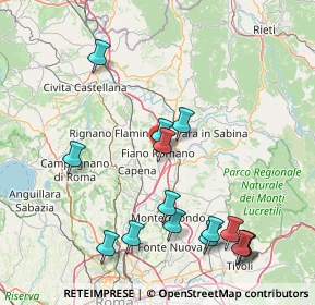 Mappa Piazza G. Matteotti, 00065 Fiano Romano RM, Italia (19.172)