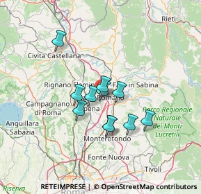 Mappa Via dei Gracchi, 00065 Fiano Romano RM, Italia (10.41273)