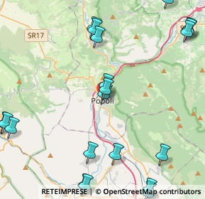 Mappa Via Verona, 65026 Popoli PE, Italia (6.1965)